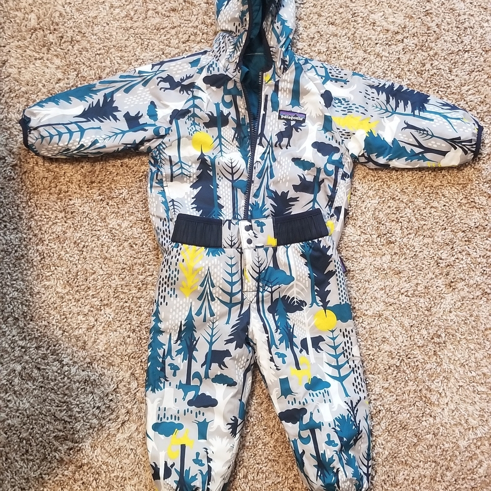 Patagonia reversible puffer set for baby